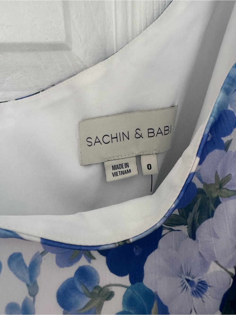 Sachin & Babi Chelsea Floral One Shoulder Gown 0 - Picture 3 of 5